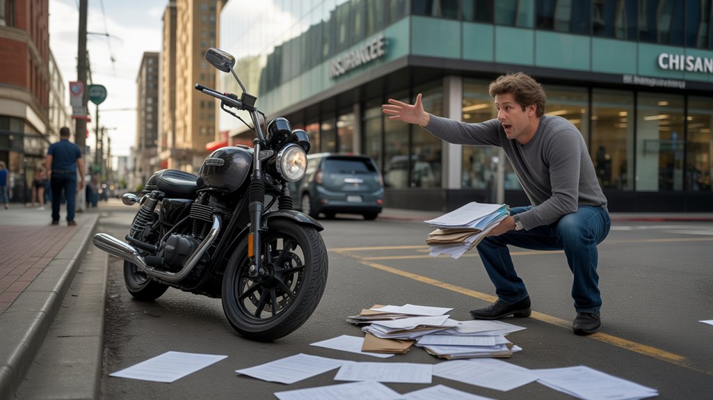 documentation for motorcycle claims in Chandler