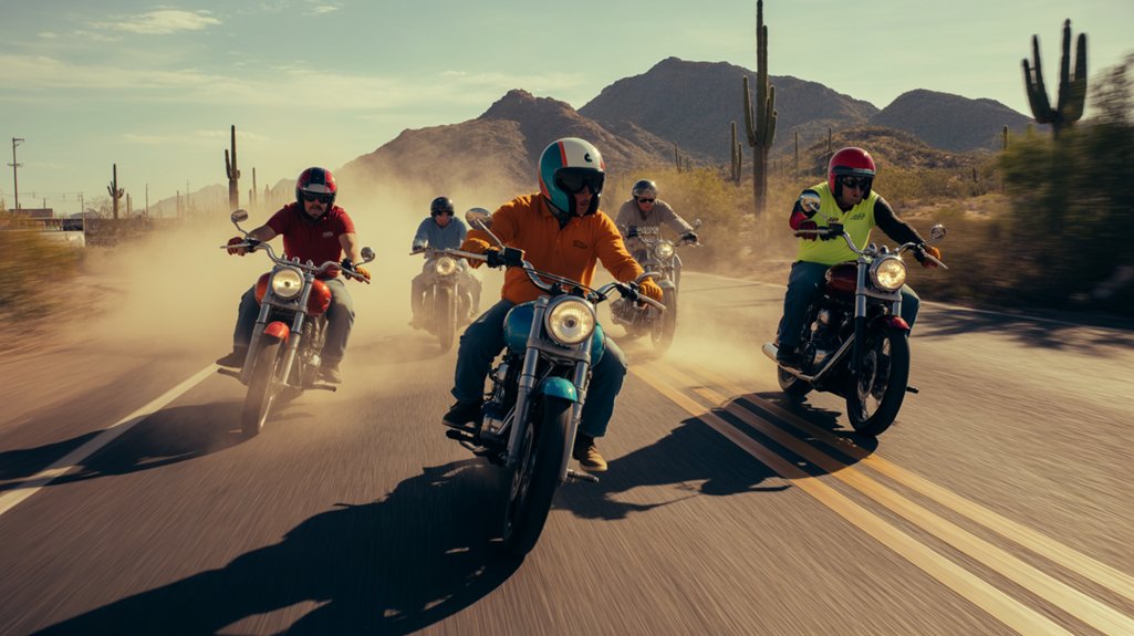 group riding collision risks in Phoenix