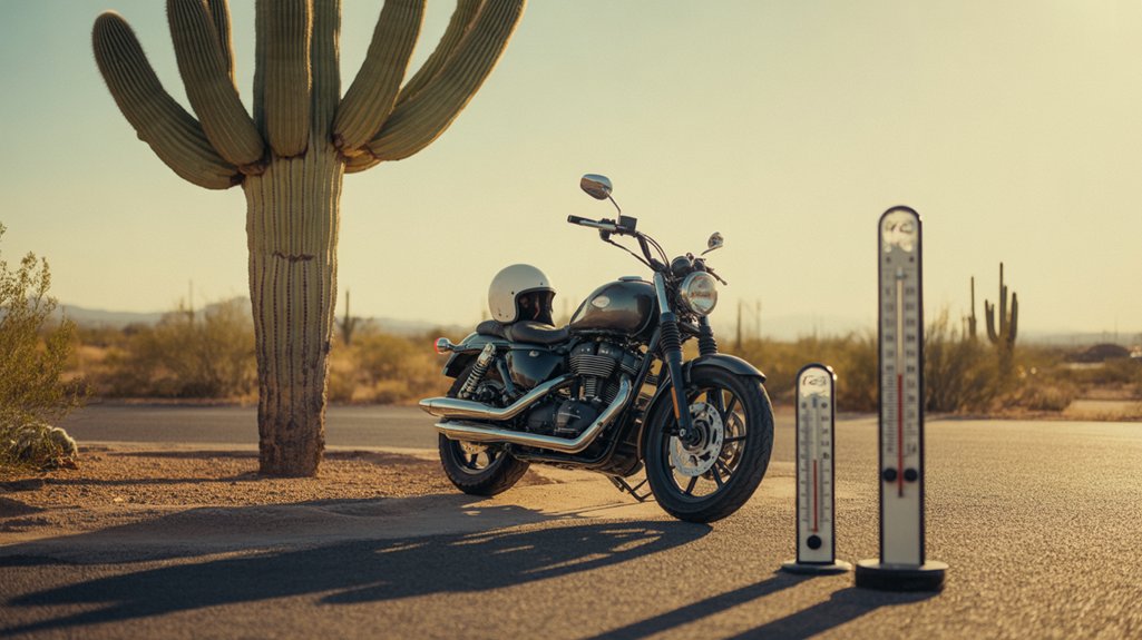 heat impact on motorcycle insurance needs in Scottsdale