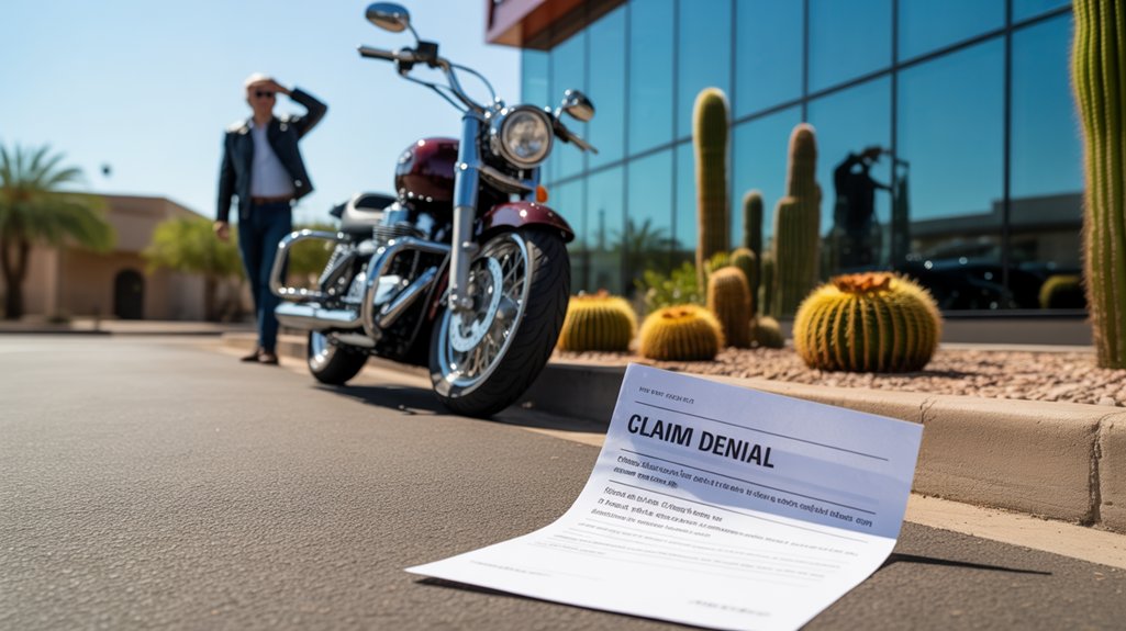 motorcycle claim denial reasons